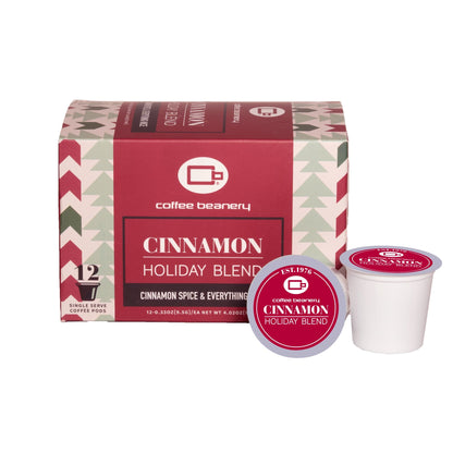 Free Standard Shipping* Flavored Coffee Pods Regular / 12ct Pods Cinnamon Holiday Blend Coffee Pods