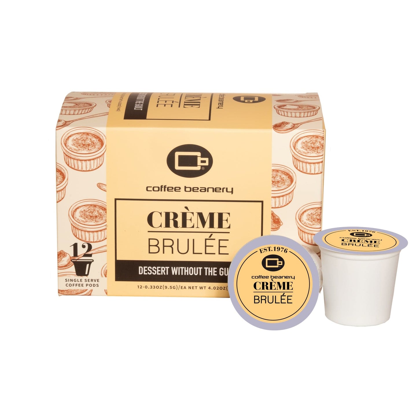 Free Standard Shipping* Flavored Coffee Pods Regular / 12ct Pods Creme Brulee Flavored Coffee Pods