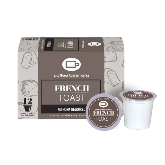 Free Standard Shipping* Flavored Coffee Pods Regular / 12ct Pods French Toast Flavored Coffee Pods