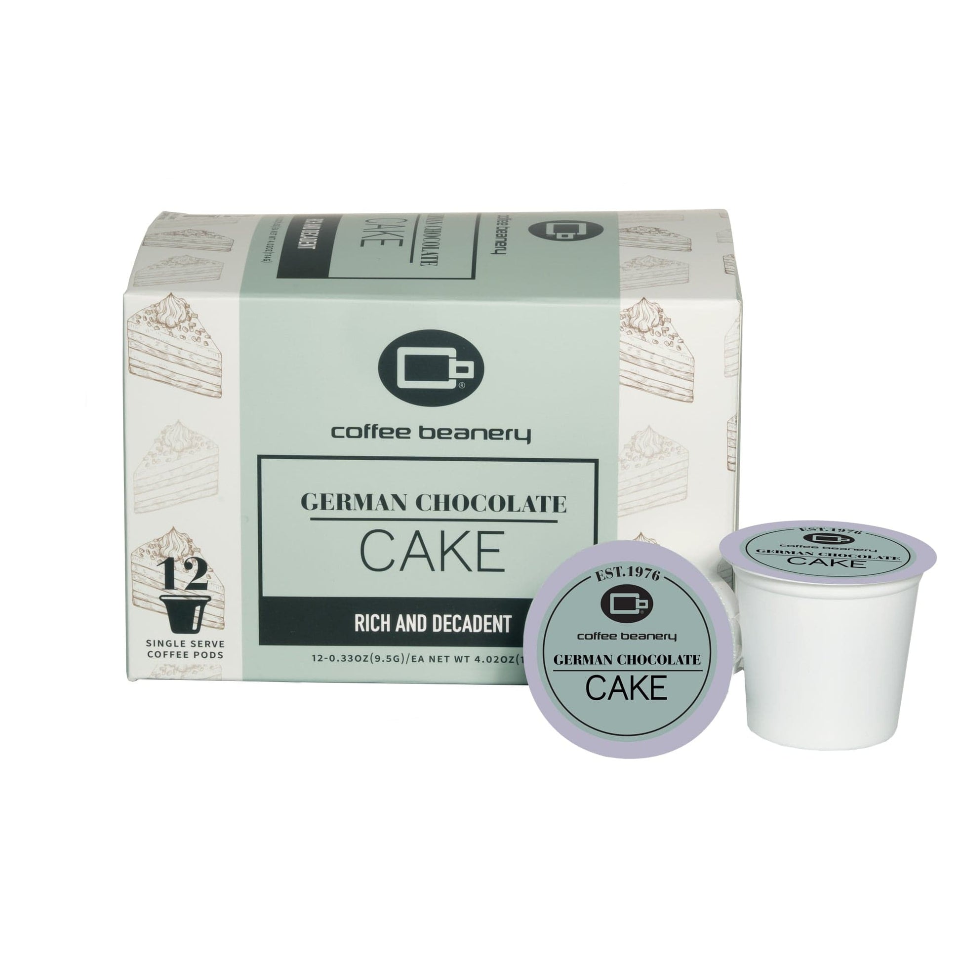 Free Standard Shipping* Flavored Coffee Pods Regular / 12ct Pods German Chocolate Cake Flavored Coffee Pods
