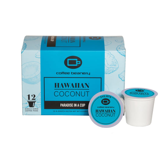 Free Standard Shipping* Flavored Coffee Pods Regular / 12ct Pods Hawaiian Coconut Flavored Coffee Pods