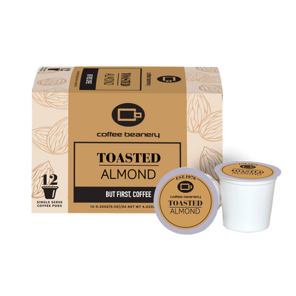 Free Standard Shipping* Flavored Coffee Pods Regular / 12ct Pods Toasted Almond Flavored Coffee Pods
