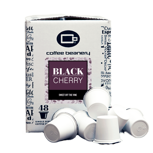 Free Standard Shipping* Flavored Coffee Pods Regular / 48ct Bulk Pods Black Cherry Flavored Coffee Pods | Bulk