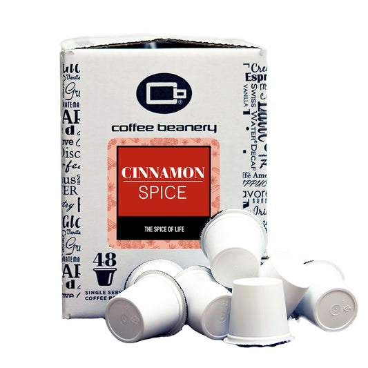 Free Standard Shipping* Flavored Coffee Pods Regular / 48ct Bulk Pods Cinnamon Spice Flavored Coffee Pods | Bulk