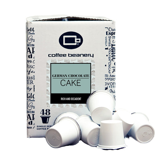 Free Standard Shipping* Flavored Coffee Pods Regular / 48ct Bulk Pods German Chocolate Cake Flavored Coffee Pods | Bulk