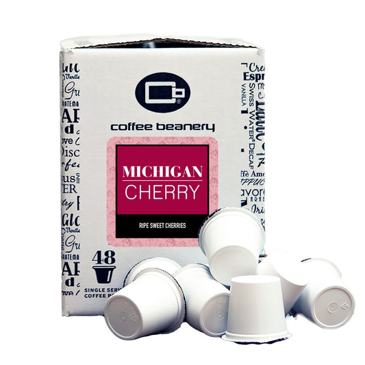 Free Standard Shipping* Flavored Coffee Pods Regular / 48ct Bulk Pods Michigan Cherry Flavored Coffee Pods | Bulk