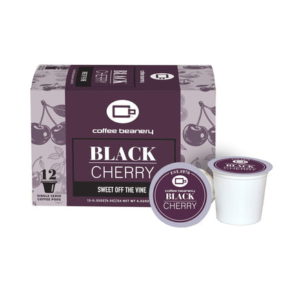 Free Standard Shipping* Flavored Coffee Regular / 12ct Pods / Automatic Drip Black Cherry Flavored Coffee