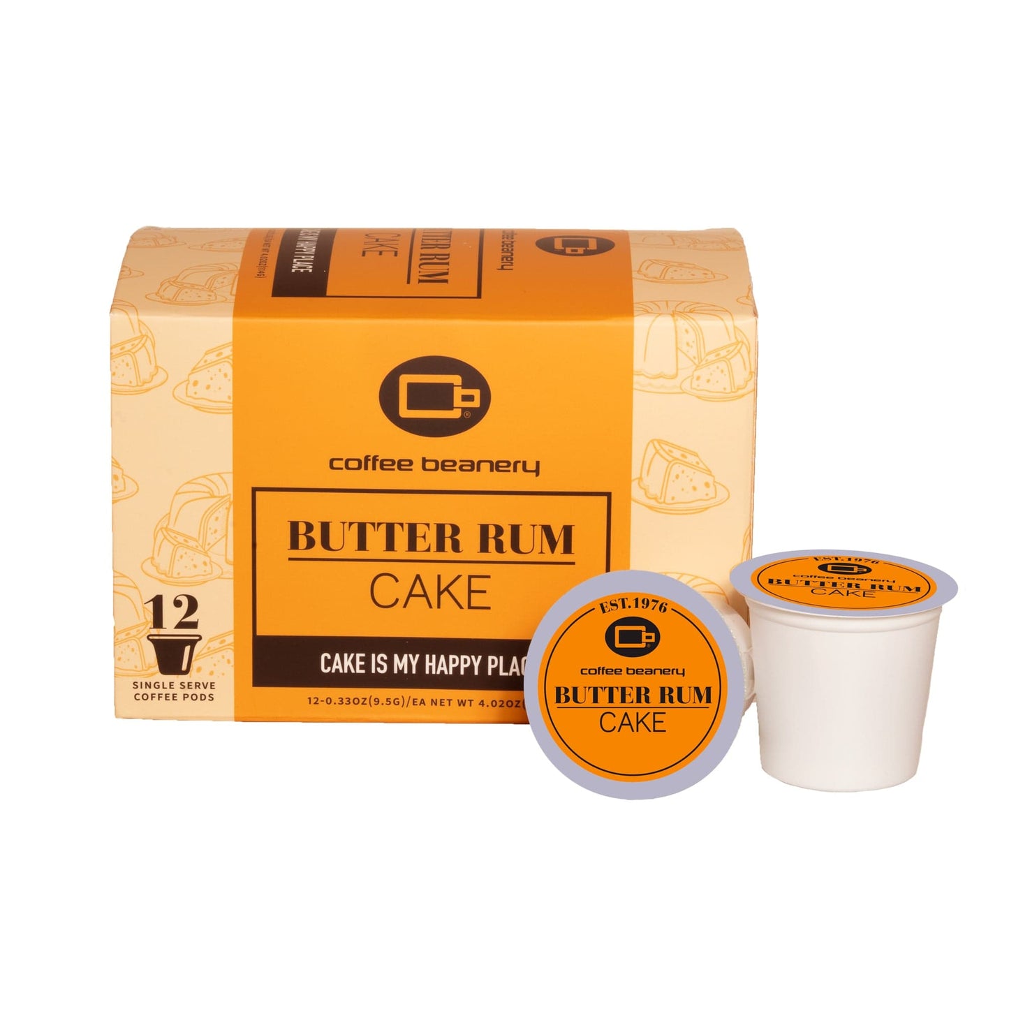Free Standard Shipping* Flavored Coffee Regular / 12ct Pods / Automatic Drip Butter Rum Cake Flavored Coffee