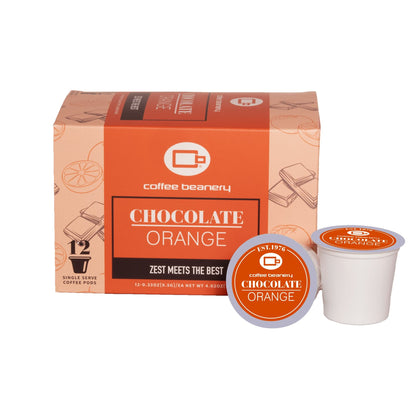 Free Standard Shipping* Flavored Coffee Regular / 12ct Pods / Automatic Drip Chocolate Orange Flavored Coffee