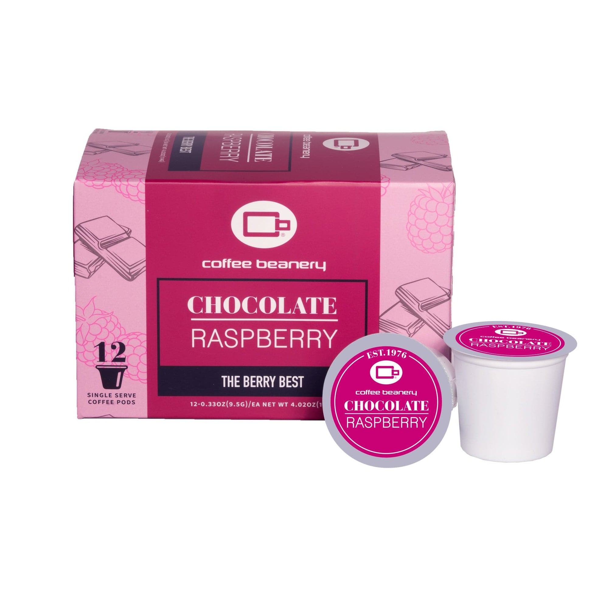 Free Standard Shipping* Flavored Coffee Regular / 12ct Pods / Automatic Drip Chocolate Raspberry Flavored Coffee