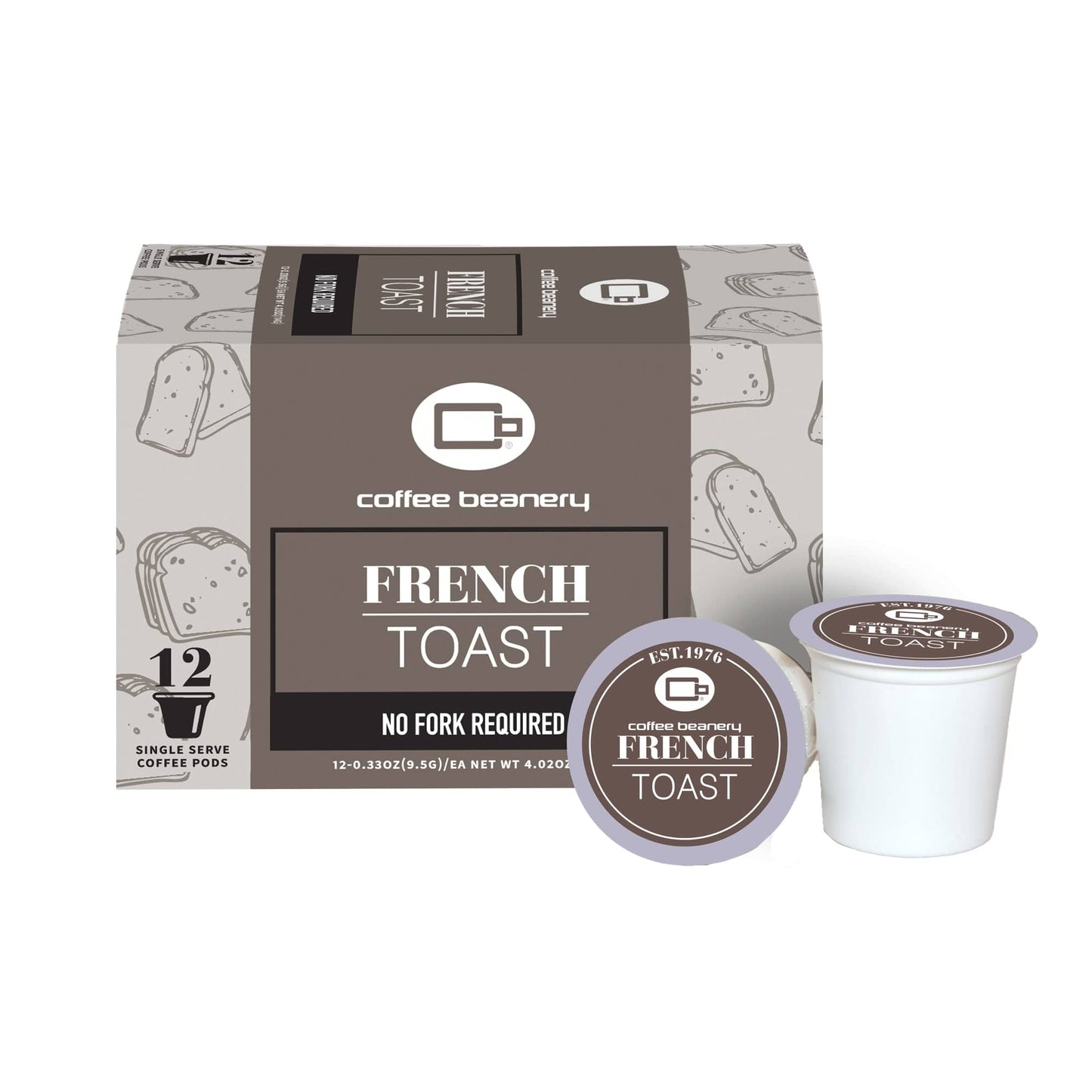 Free Standard Shipping* Flavored Coffee Regular / 12ct Pods / Automatic Drip French Toast Flavored Coffee