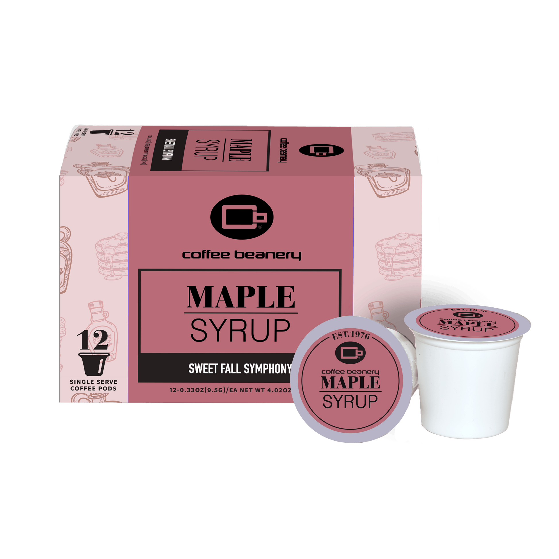 Free Standard Shipping* Flavored Coffee Regular / 12ct Pods / Automatic Drip Maple Syrup Flavored Coffee