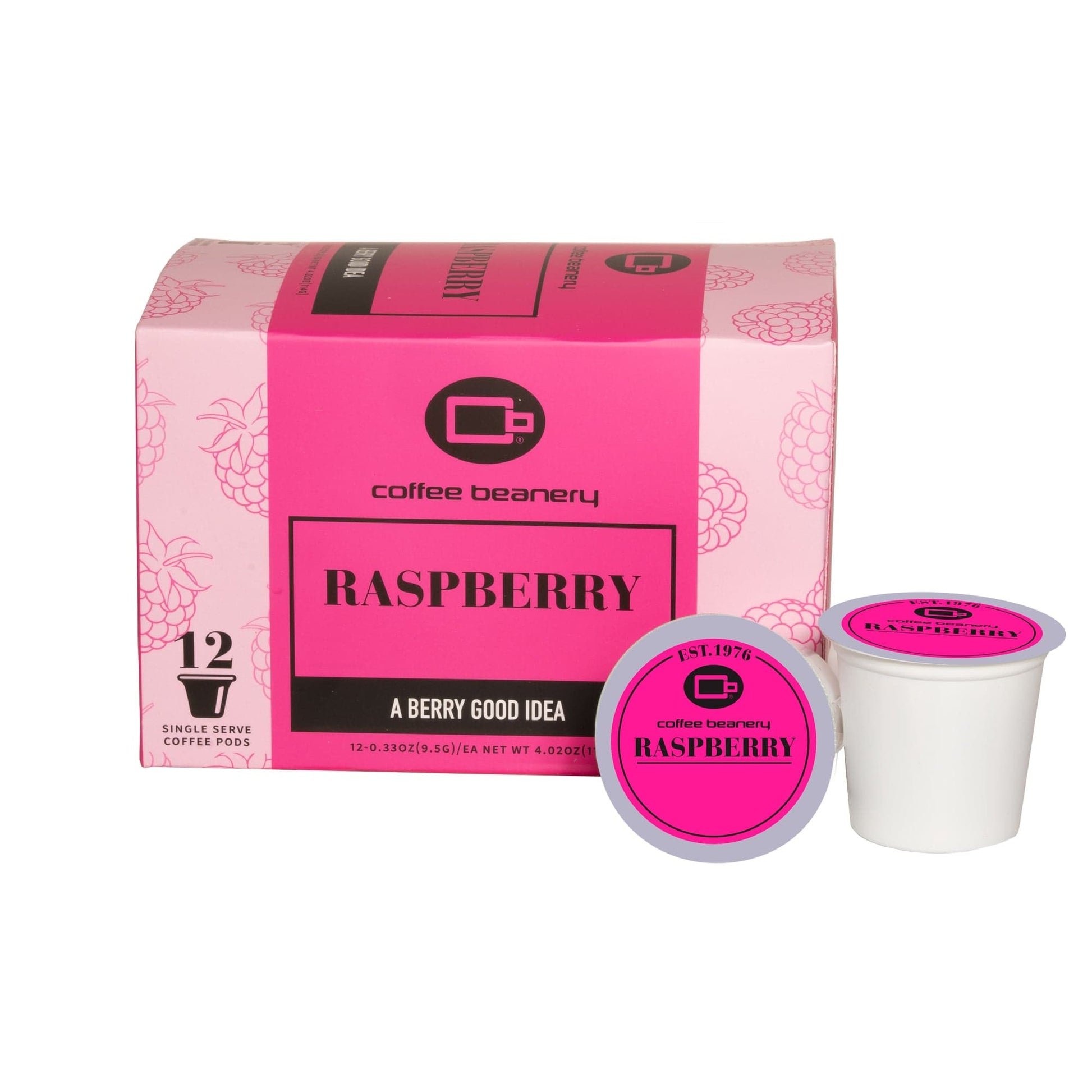 Free Standard Shipping* Flavored Coffee Regular / 12ct Pods / Automatic Drip Raspberry Flavored Coffee