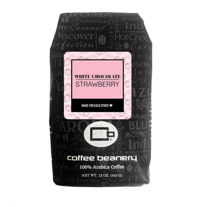Free Standard Shipping* Flavored Coffee Regular / 12oz / Automatic Drip White Chocolate Strawberry Flavored Coffee