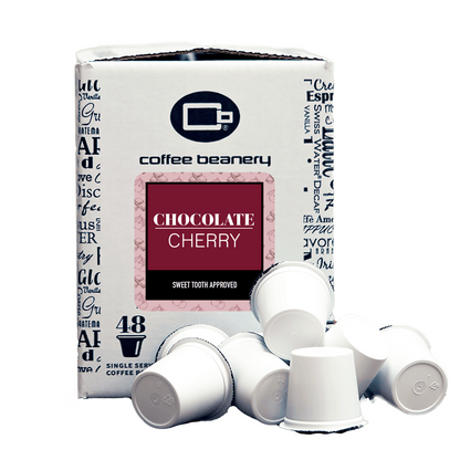 Free Standard Shipping* Flavored Coffee Regular / 48ct Bulk Pods / Automatic Drip Chocolate Cherry Flavored Coffee
