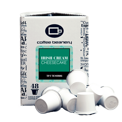 Free Standard Shipping* Flavored Coffee Regular / 48ct Bulk Pods / Automatic Drip Irish Cream Cheesecake Flavored Coffee