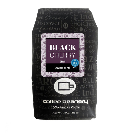 Free Standard Shipping* Flavored Decaf Coffee 12oz / Automatic Drip Black Cherry Flavored Swiss Water Process Decaf Coffee