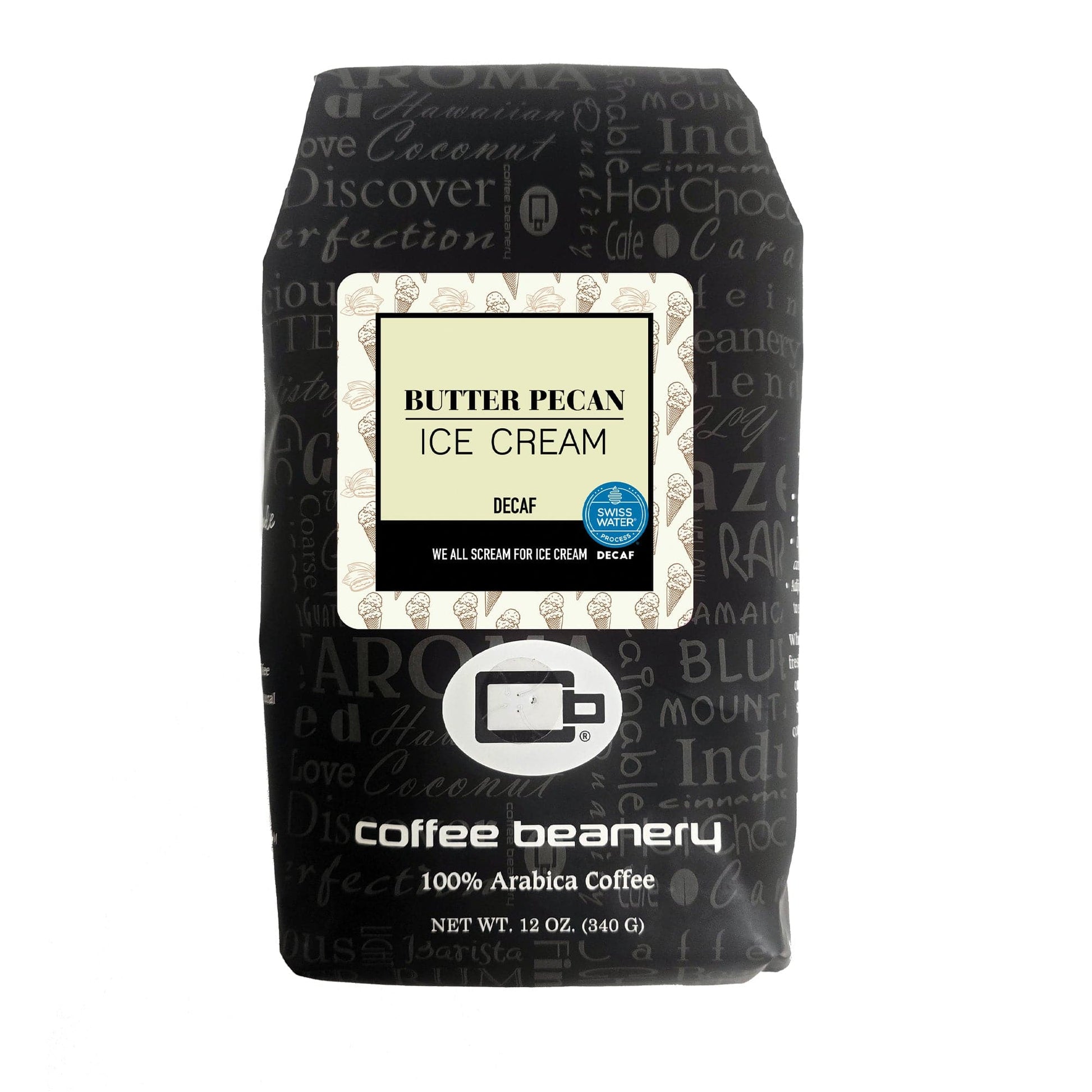 Free Standard Shipping* Flavored Decaf Coffee 12oz / Automatic Drip Butter Pecan Flavored Swiss Water Process Decaf Coffee