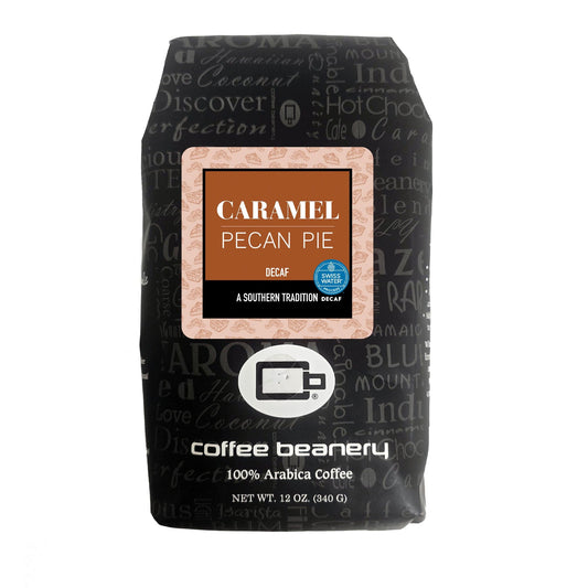 Free Standard Shipping* Flavored Decaf Coffee 12oz / Automatic Drip Caramel Pecan Pie Flavored Swiss Water Process Decaf Coffee