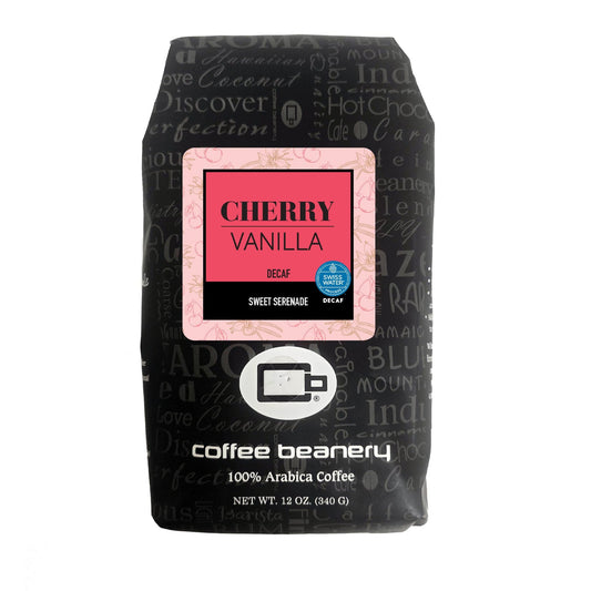 Free Standard Shipping* Flavored Decaf Coffee 12oz / Automatic Drip Cherry Vanilla Flavored Swiss Water Process Decaf Coffee
