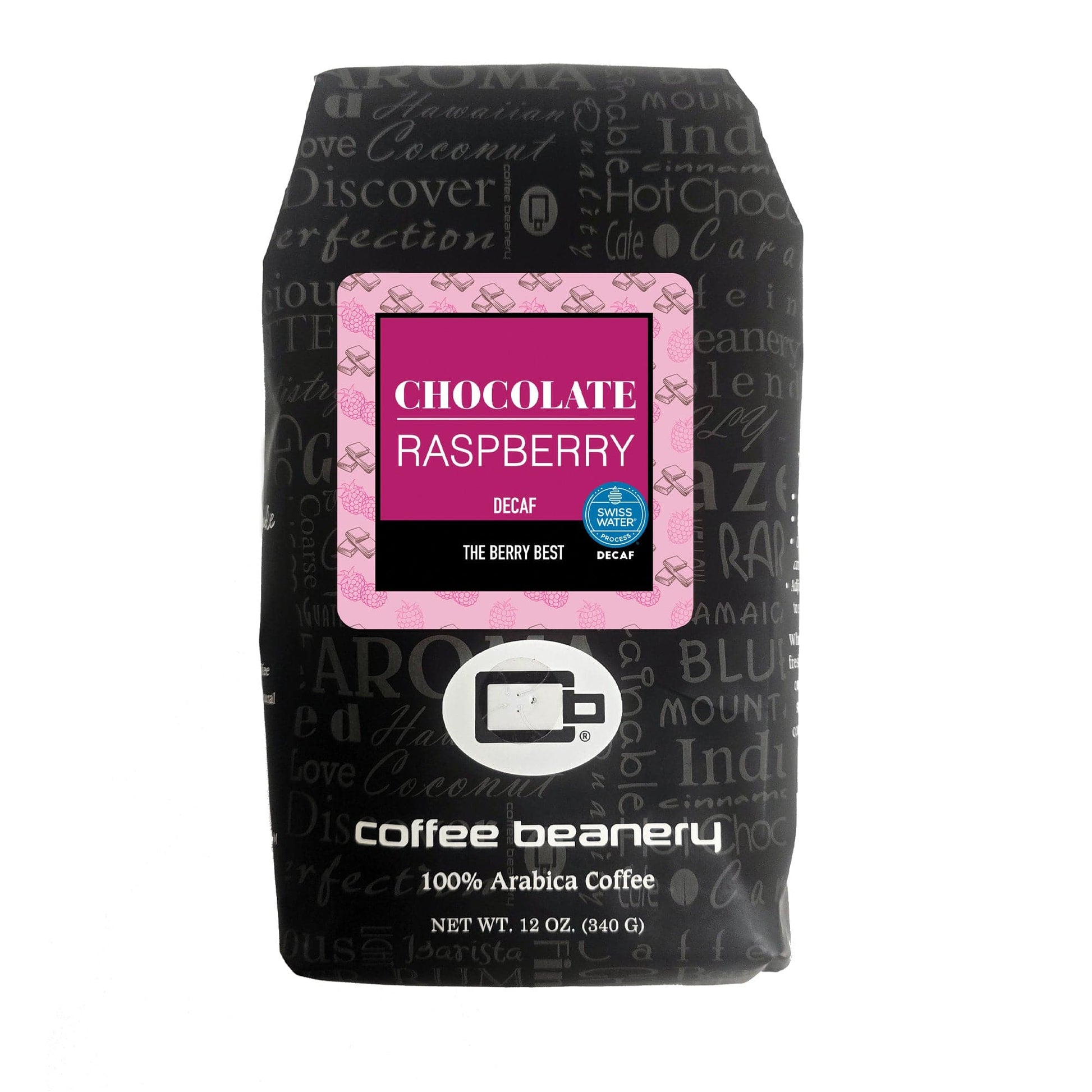 Free Standard Shipping* Flavored Decaf Coffee 12oz / Automatic Drip Chocolate Raspberry Flavored SWP Decaf Coffee