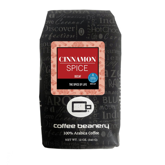 Free Standard Shipping* Flavored Decaf Coffee 12oz / Automatic Drip Cinnamon Spice Flavored Swiss Water Process Decaf Coffee