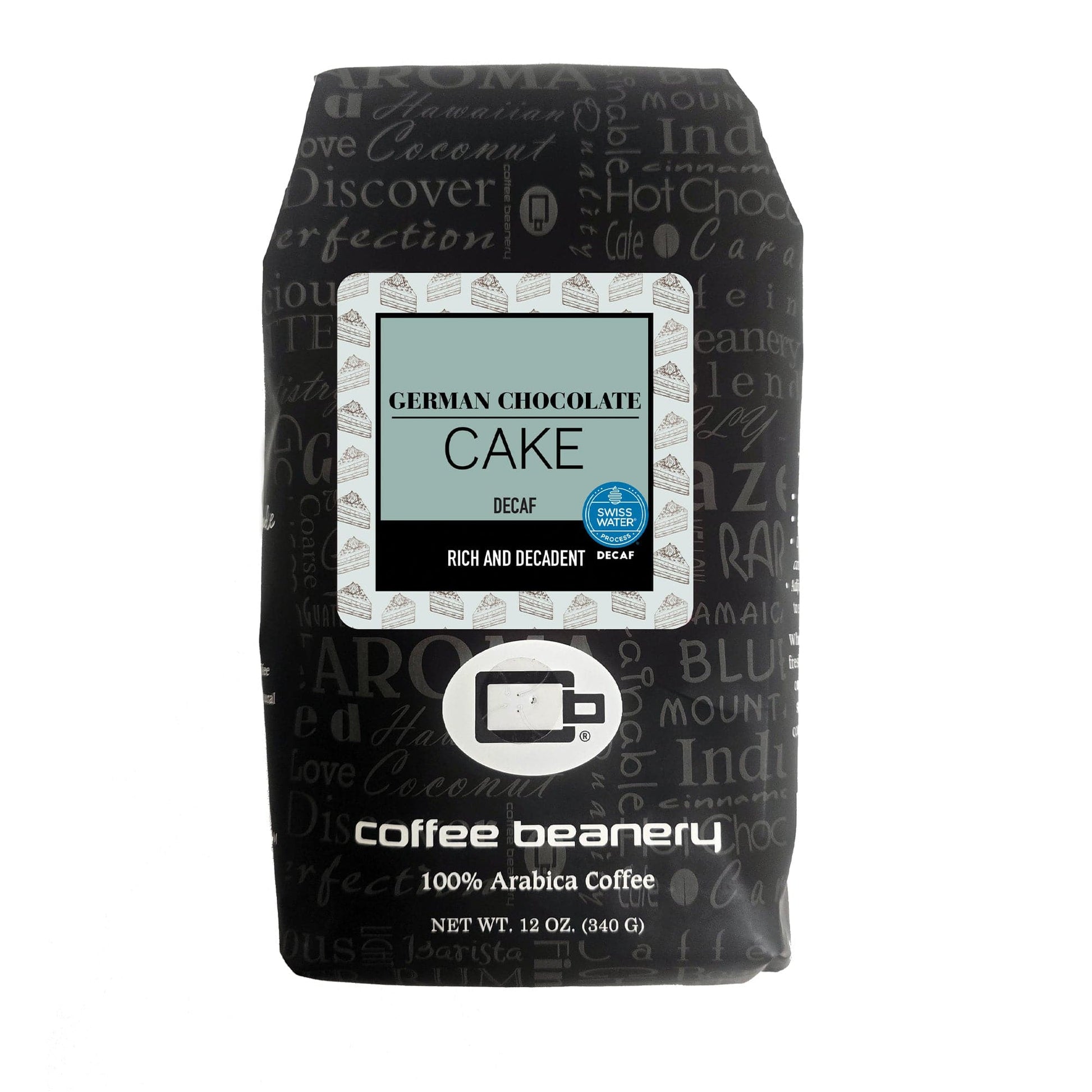 Free Standard Shipping* Flavored Decaf Coffee 12oz / Automatic Drip German Chocolate Cake Flavored SWP Decaf Coffee