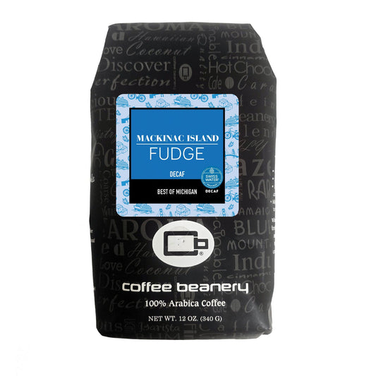 Free Standard Shipping* Flavored Decaf Coffee 12oz / Automatic Drip Mackinac Island Fudge SWP Decaf Flavored Coffee