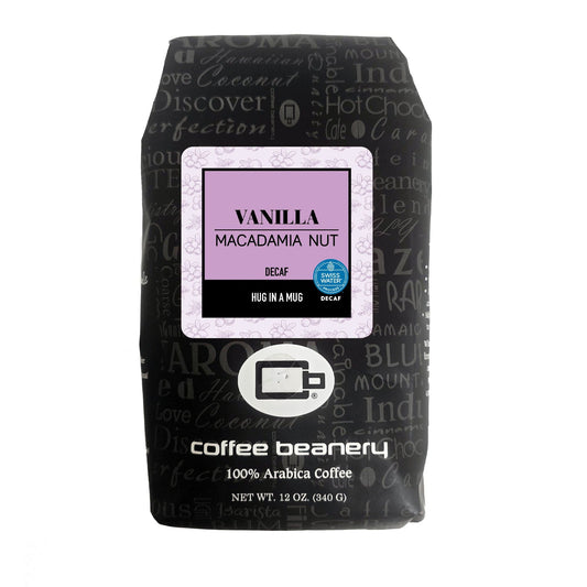Free Standard Shipping* Flavored Decaf Coffee Decaf / 12oz / Automatic Drip Vanilla Macadamia Nut Flavored SWP Decaf Coffee