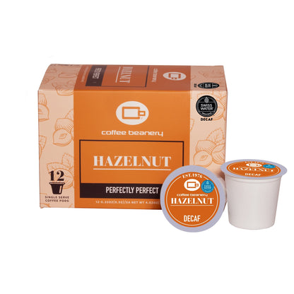 Free Standard Shipping* Flavored Decaf Coffee Pods 12ct Pods Hazelnut Flavored Decaf Coffee Pods