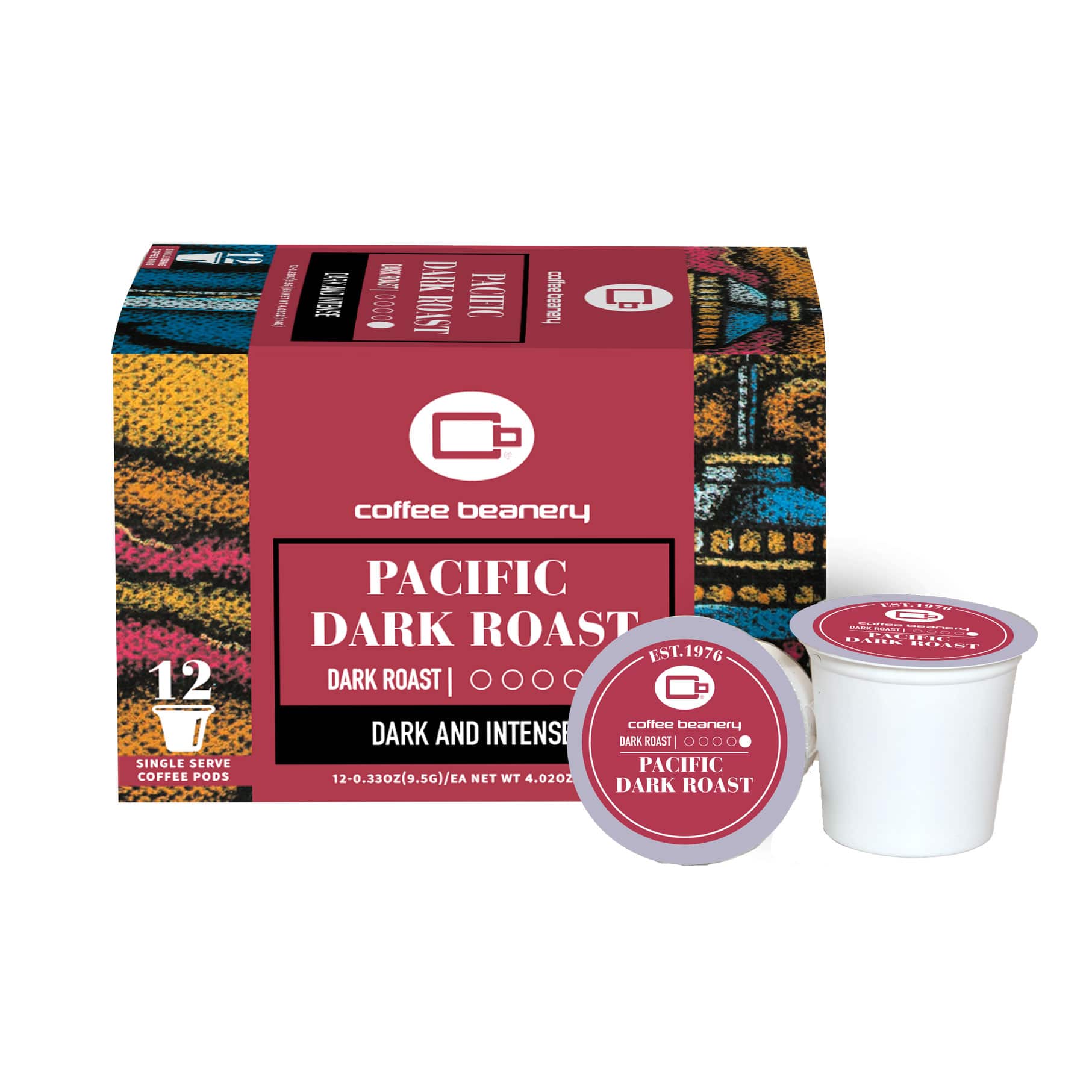 Free Standard Shipping* Specialty Coffee 12ct Pods / Automatic Drip Pacific Dark Roast Specialty Coffee