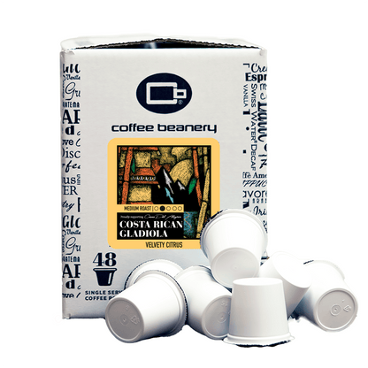 Free Standard Shipping* Specialty Coffee 48ct Bulk Pods Costa Rican Gladiola Specialty Coffee Pods