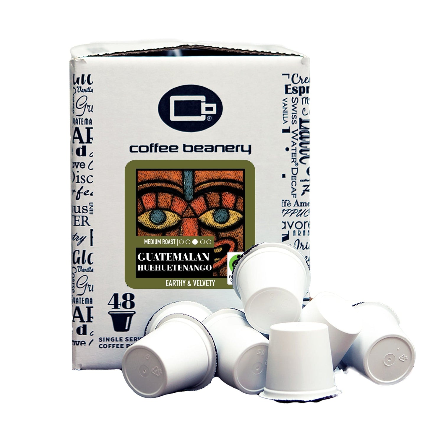 Free Standard Shipping* Specialty Coffee Pods 48ct Bulk Pods Guatemalan Huehuetenango Coffee Pods | Bulk