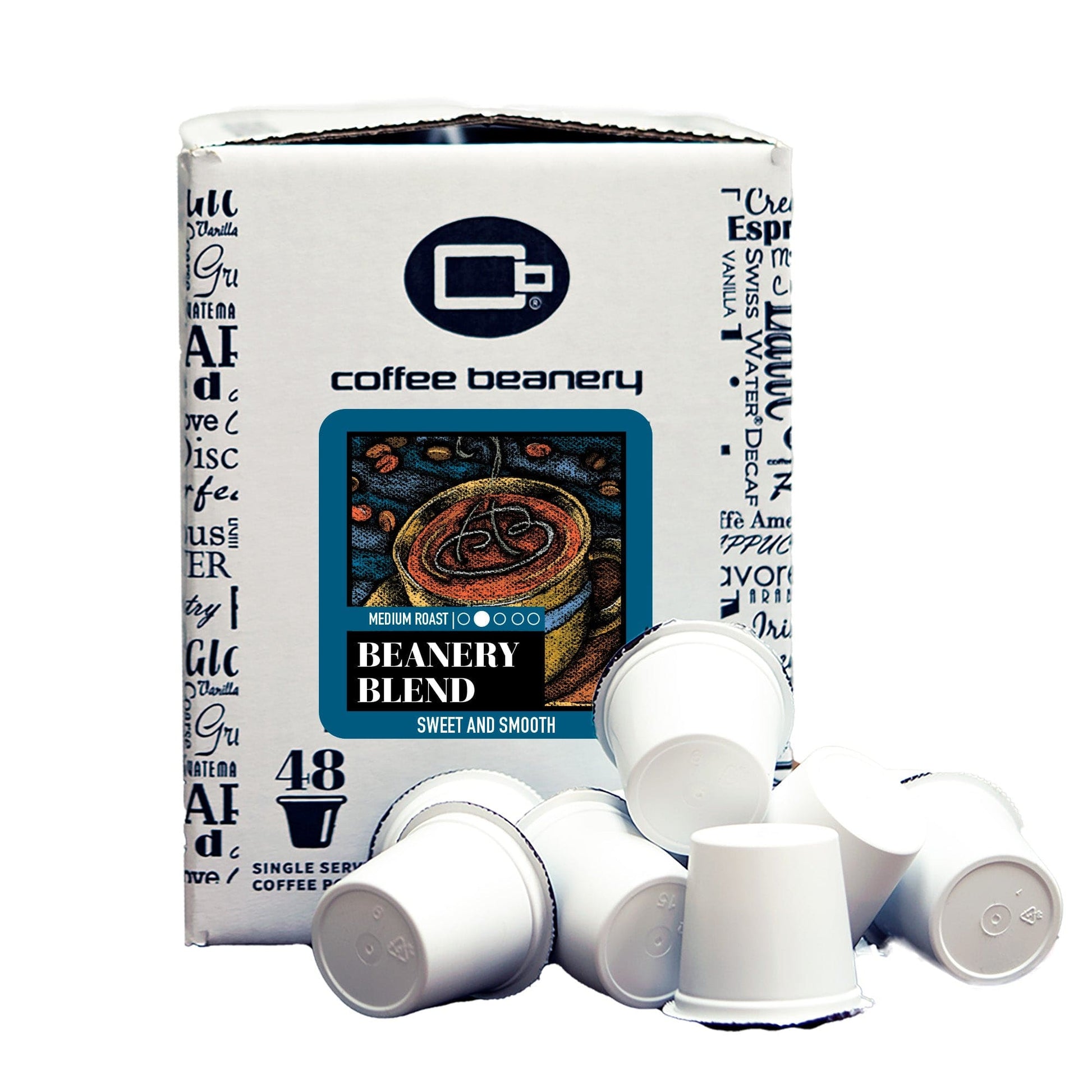 Free Standard Shipping* Specialty Coffee Pods Regular / 48ct Bulk Pods Beanery Blend® Coffee Pods