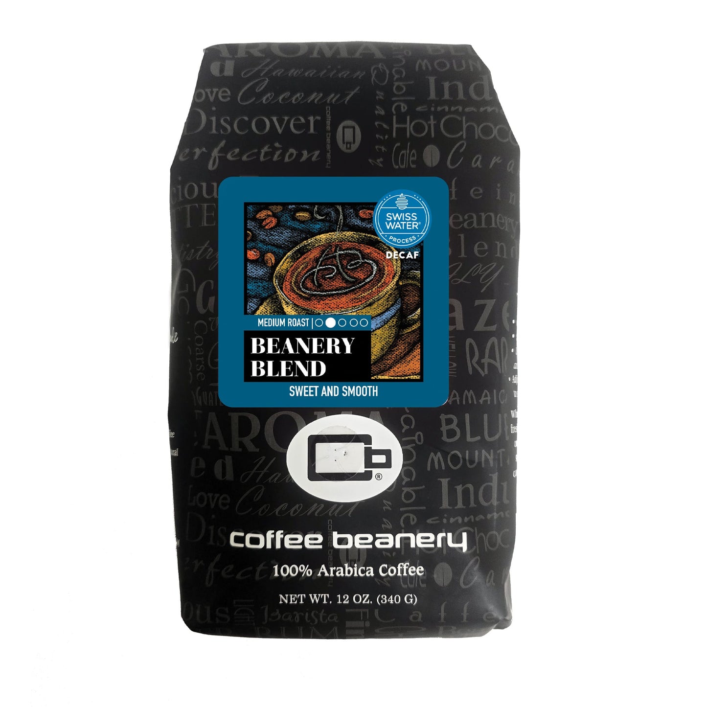 Free Standard Shipping* Specialty Decaf Coffee Decaf / 12oz / Automatic Drip Beanery Blend Swiss Water Process Specialty Decaf Coffee