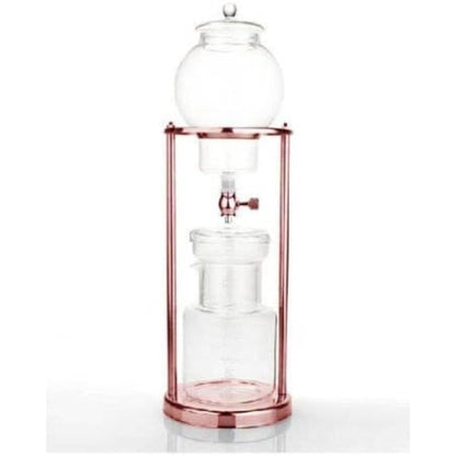 Nispira Coffee Maker NISPIRA Luxury Ice Cold Brew Dripper Coffee Maker in Stainless Steel and Borosilicate Glass, 1000 ml (BD-6)