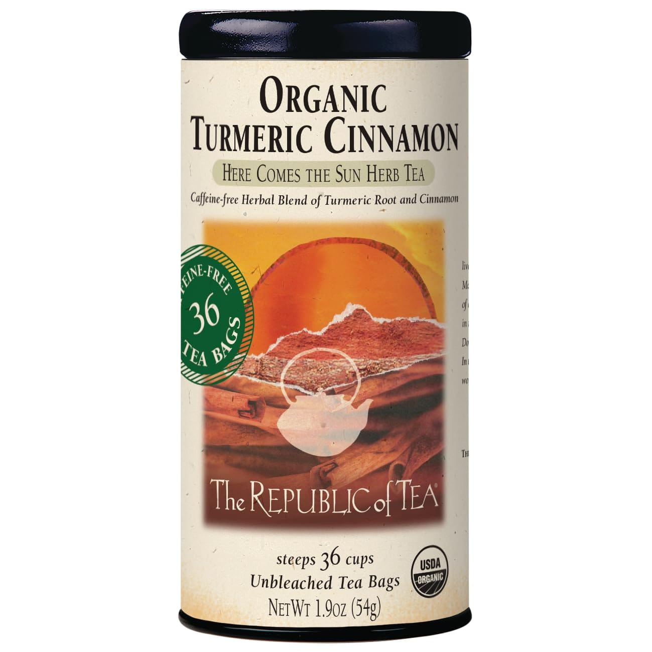 Republic of Tea Tea Organic Turmeric Cinnamon Tea