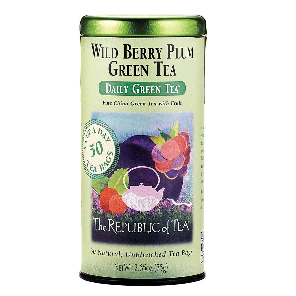 Republic of Tea Tea Wild Berry Plum Green Tea