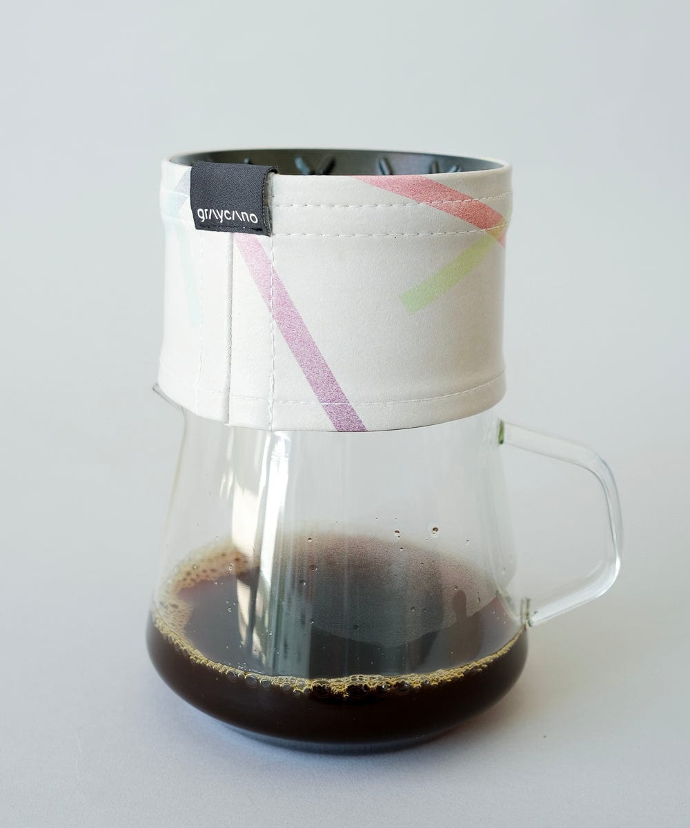 Slow Pour Supply Coffee Dripper graycano Brewer with the option to add graycano Filters